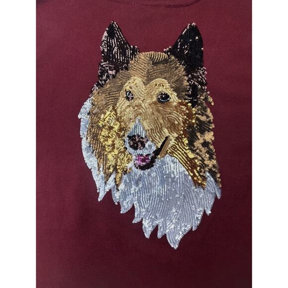 Texas A&M Aggies Reveille Sequin Sweater Vest Whoop Game Day Size M - Picture 3 of 10